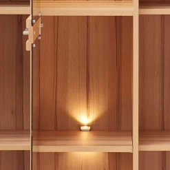 Wohnen TV Board & Highboard & Hängeregal Set - Amyonta (dreiteilig)