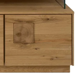 Wohnen TV Board & Wandboard & Vitrine Set - Millena (dreiteilig)