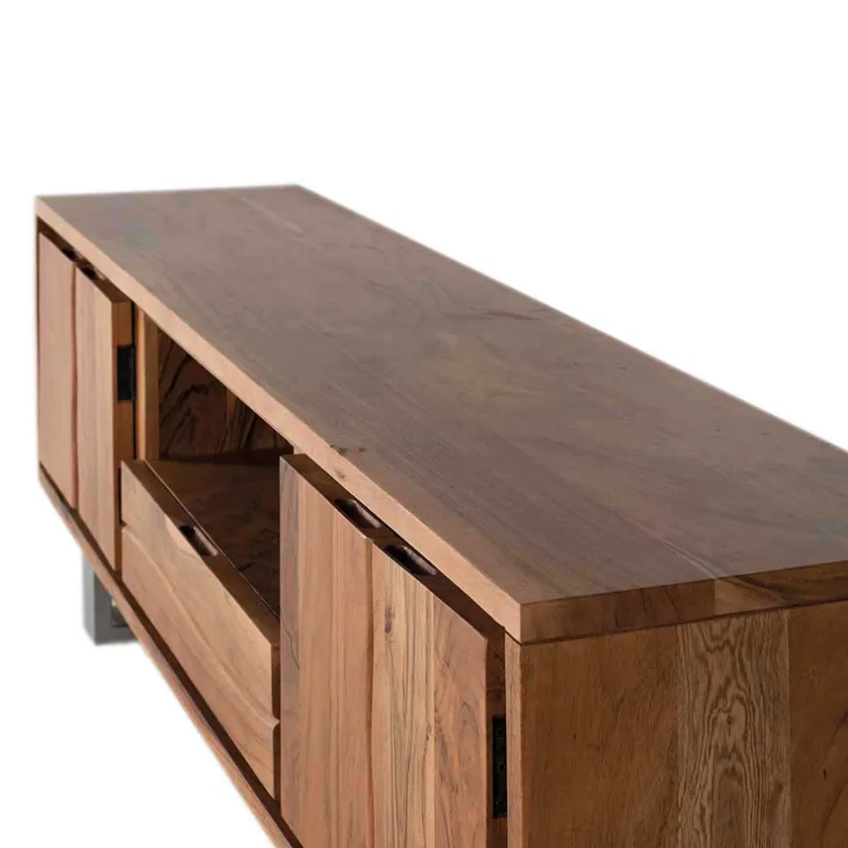 TV Board aus Akazienholz - Banjee^Wohnen Clearance