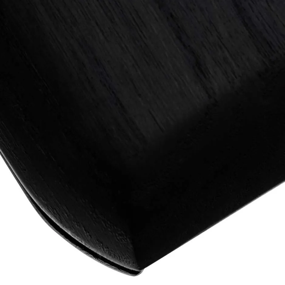 Wohnen TV Board aus Eiche geschliffen & Schwarz geölt - Asnes