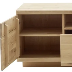 Wohnen TV Board aus hellem Asteiche Massivholz - Losiamos