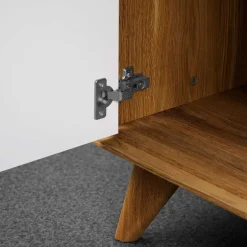 Wohnen TV Board aus Wildeiche Massivholz & MDF - Diesta