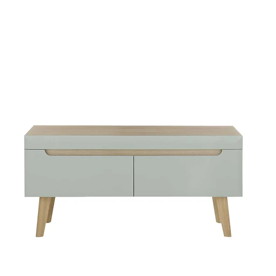 TV Board in Mintgrün mit Eiche - Armina^Wohnen Best