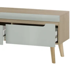 TV Board in Mintgrün mit Eiche - Armina^Wohnen Best