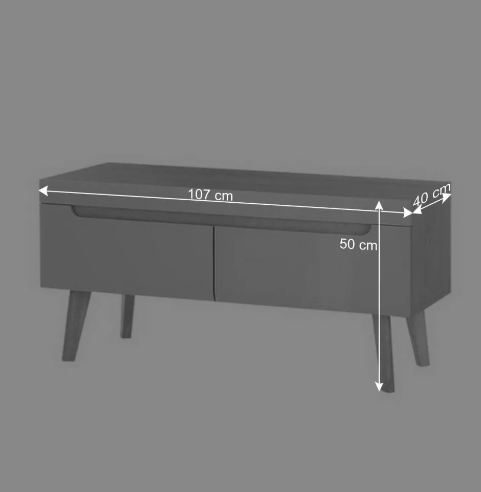 TV Board in Mintgrün mit Eiche - Armina^Wohnen Best