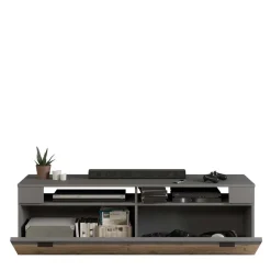 Wohnen TV Board in Wildeiche NB & Grau - Scarlett