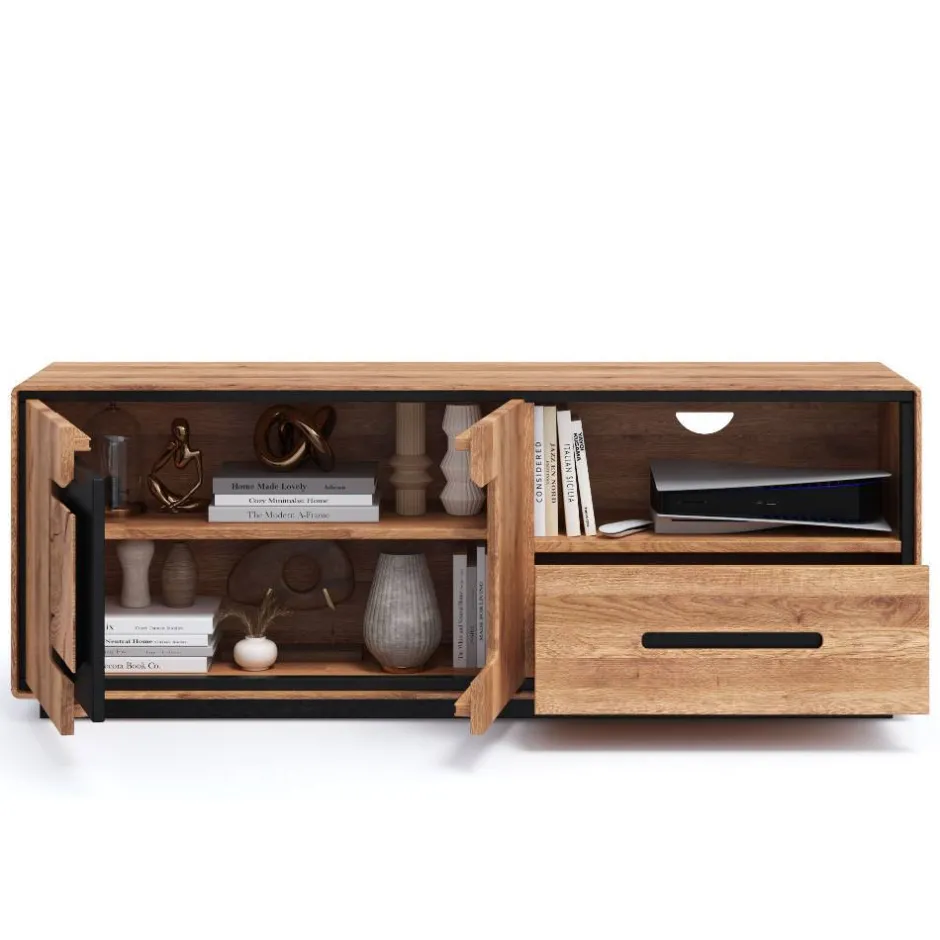 TV Board mit Hirnholz Applikation - Shipper^Wohnen