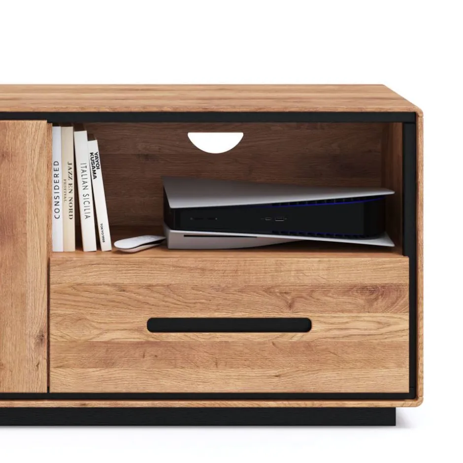 TV Board mit Hirnholz Applikation - Shipper^Wohnen