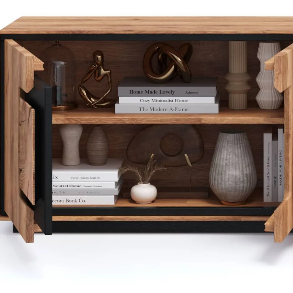 TV Board mit Hirnholz Applikation - Shipper^Wohnen