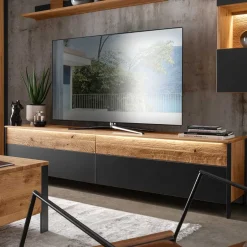 TV Board mit vier Schubladen & LED Licht - Viligrana^Wohnen Best