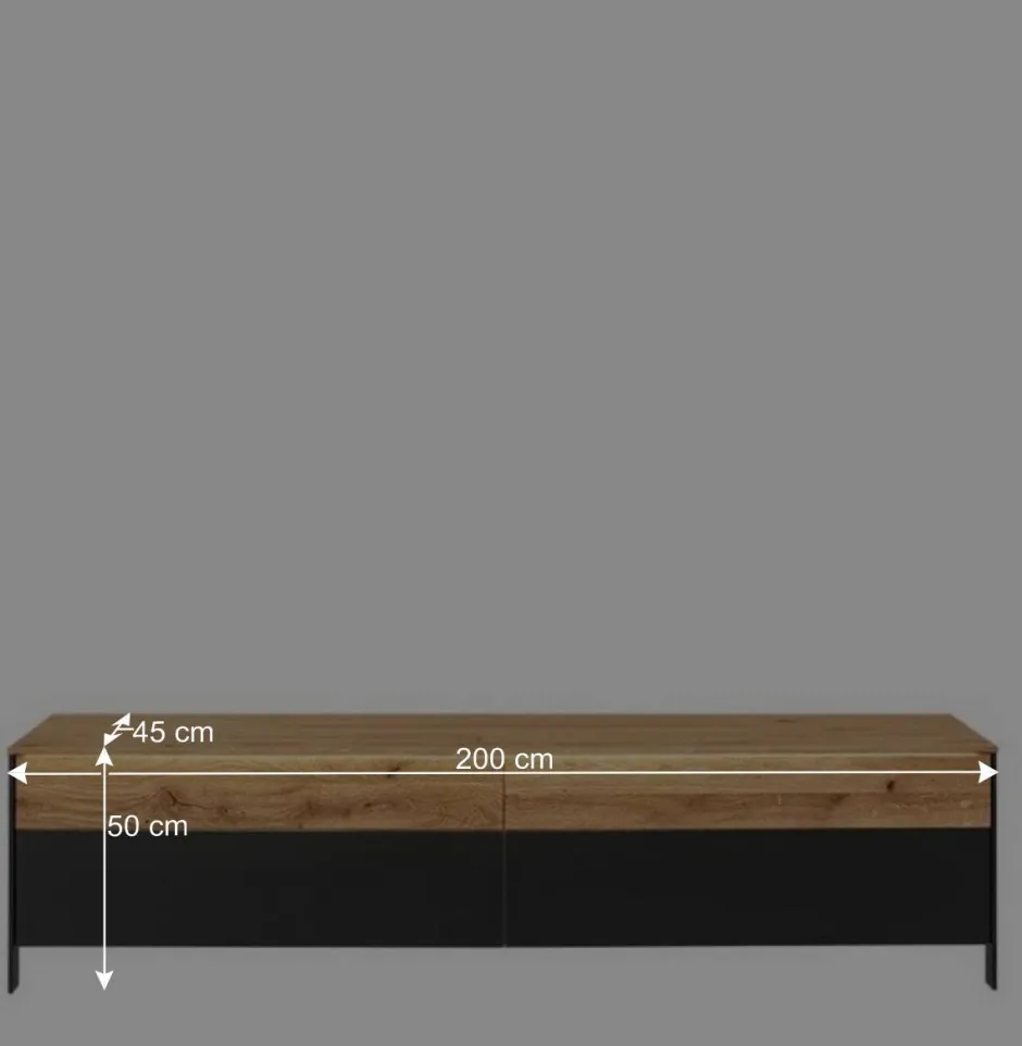 TV Board mit vier Schubladen & LED Licht - Viligrana^Wohnen Best