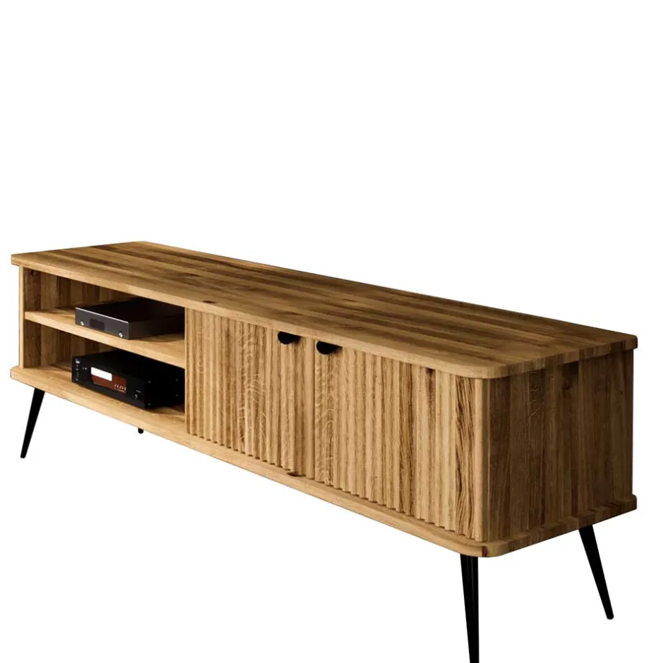 Wohnen TV Board mit zwei Fächern und zwei Türen - Casarius