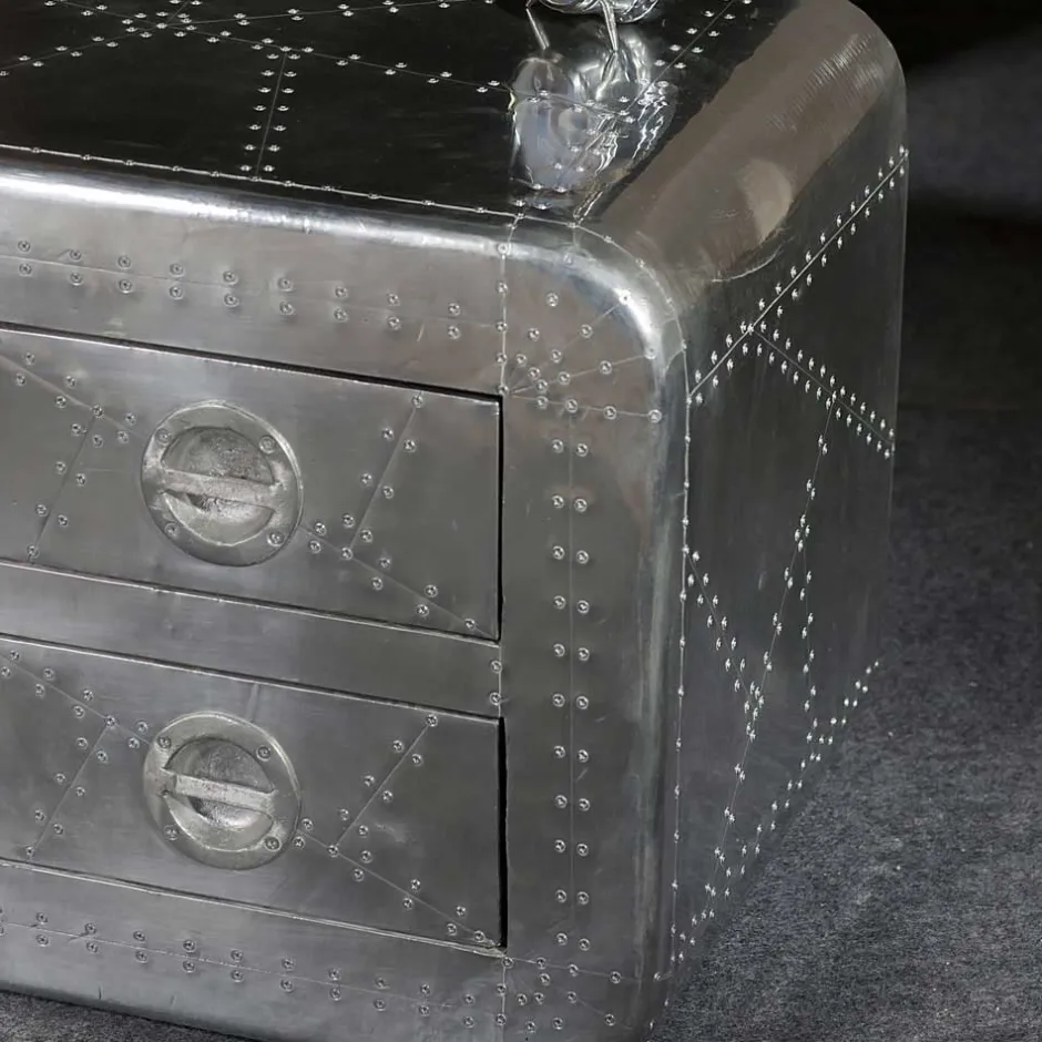 TV Board Pilot mit Zierschrauben^Wohnen