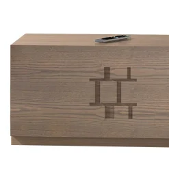 Wohnen TV Element in Esche Dunkel - Lacruzira (2er Set)