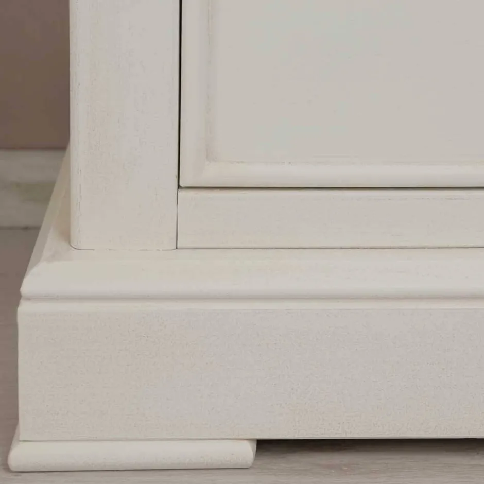 Wohnen TV Kommode in Antikweiß - Annot