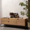 TV Kommode in Eiche Natur Dekor - Ariadelco^Wohnen Outlet