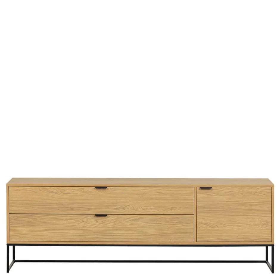 TV Kommode in Eiche Natur Dekor - Ariadelco^Wohnen Outlet