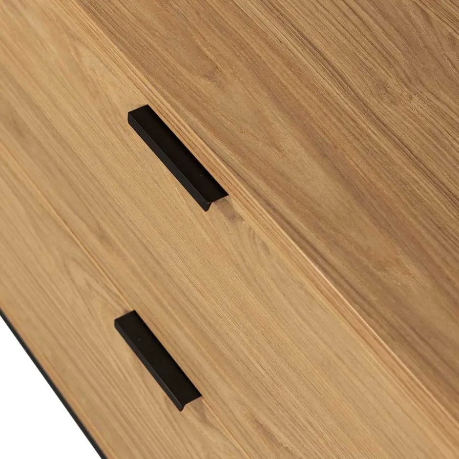 TV Kommode in Eiche Natur Dekor - Ariadelco^Wohnen Outlet