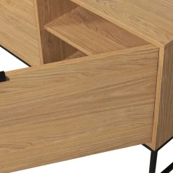 TV Kommode in Eiche Natur Dekor - Ariadelco^Wohnen Outlet