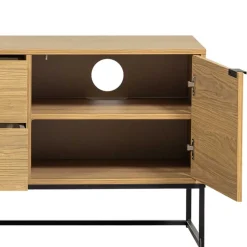 TV Kommode in Eiche Natur Dekor - Ariadelco^Wohnen Outlet