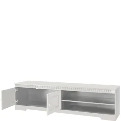 Wohnen TV Kommode in Weiß lasiert - Auricos