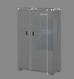 Wohnen TV Lowboard & Highboard & Regal Set - Tirol (dreiteilig)