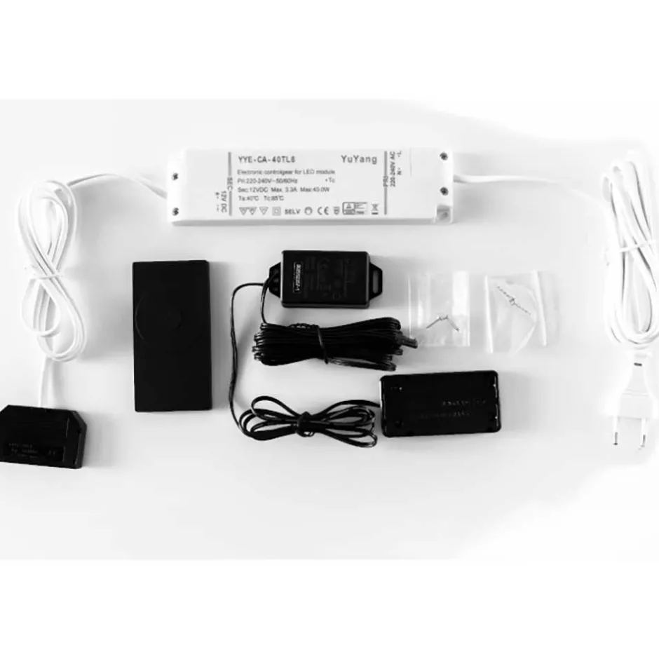 Wohnen TV Lowboard & Vitrine & Wandboard Set - Apulco (dreiteilig)