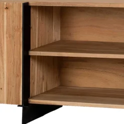 TV Lowboard aus Akazienholz und Metall - Bastima^Wohnen New