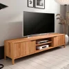 TV Lowboard aus Kernbuche Massivholz - Lana^Wohnen Discount