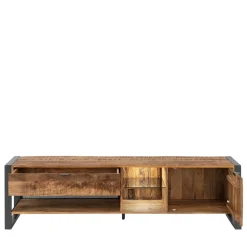Wohnen TV Lowboard aus Recyclingholz & Metall - Acira