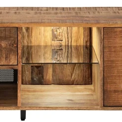 Wohnen TV Lowboard aus Recyclingholz & Metall - Acira