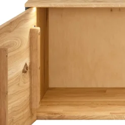 Wohnen TV Lowboard aus Wildeiche massiv mit LED - Viligrana