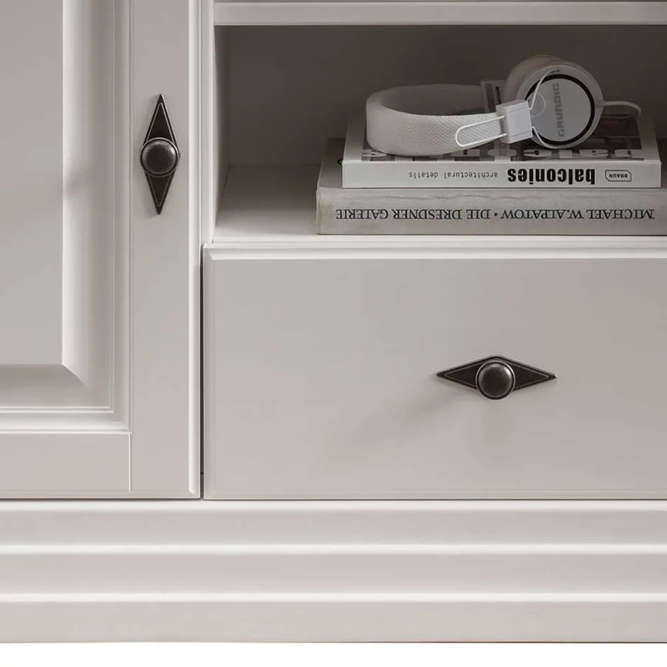 Wohnen TV Lowboard im Landhaus Style 157x67x45 cm - Henry