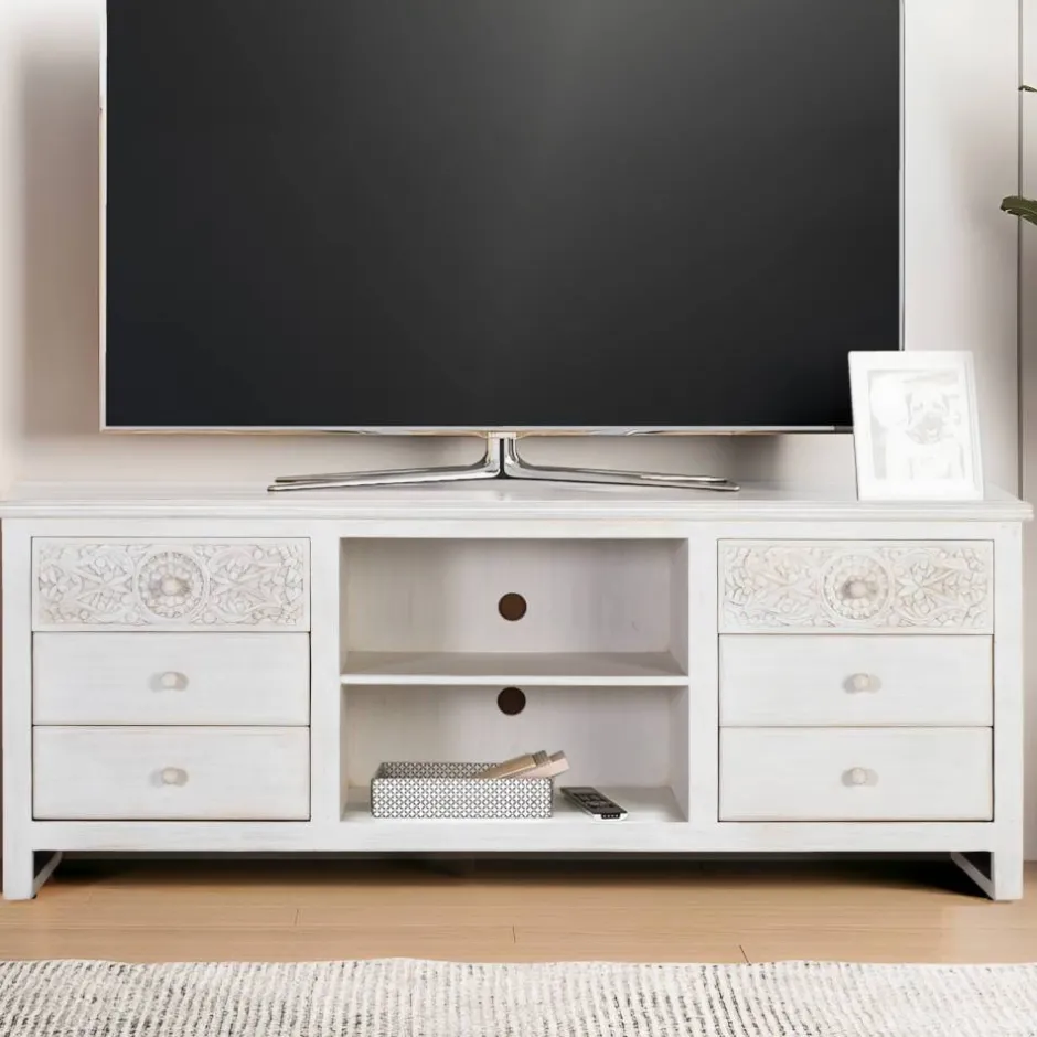 Wohnen TV Lowboard im Vintage Look - Celorma