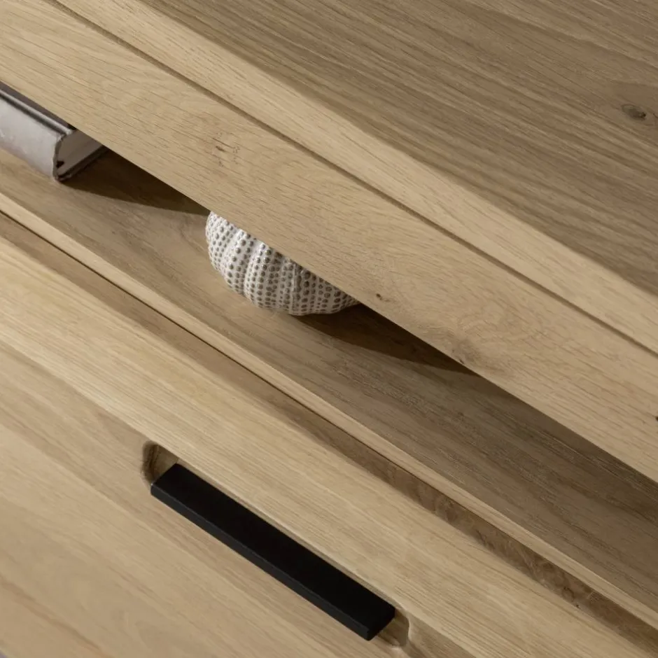 TV Lowboard in Asteiche Hell - Jevedaz^Wohnen Outlet