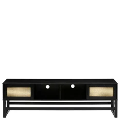 TV Lowboard in Dunkelbraun mit Wiener Geflecht - Santiana^Wohnen Hot