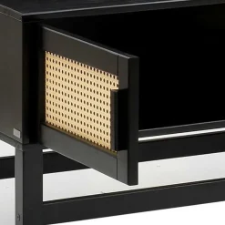 TV Lowboard in Dunkelbraun mit Wiener Geflecht - Santiana^Wohnen Hot