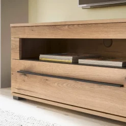 Wohnen TV Lowboard in Eiche Dekor - Brocus