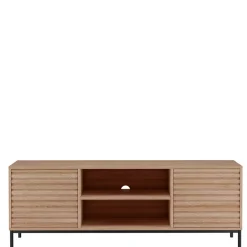 TV Lowboard in Eiche Holzdekor - Lunira^Wohnen Sale