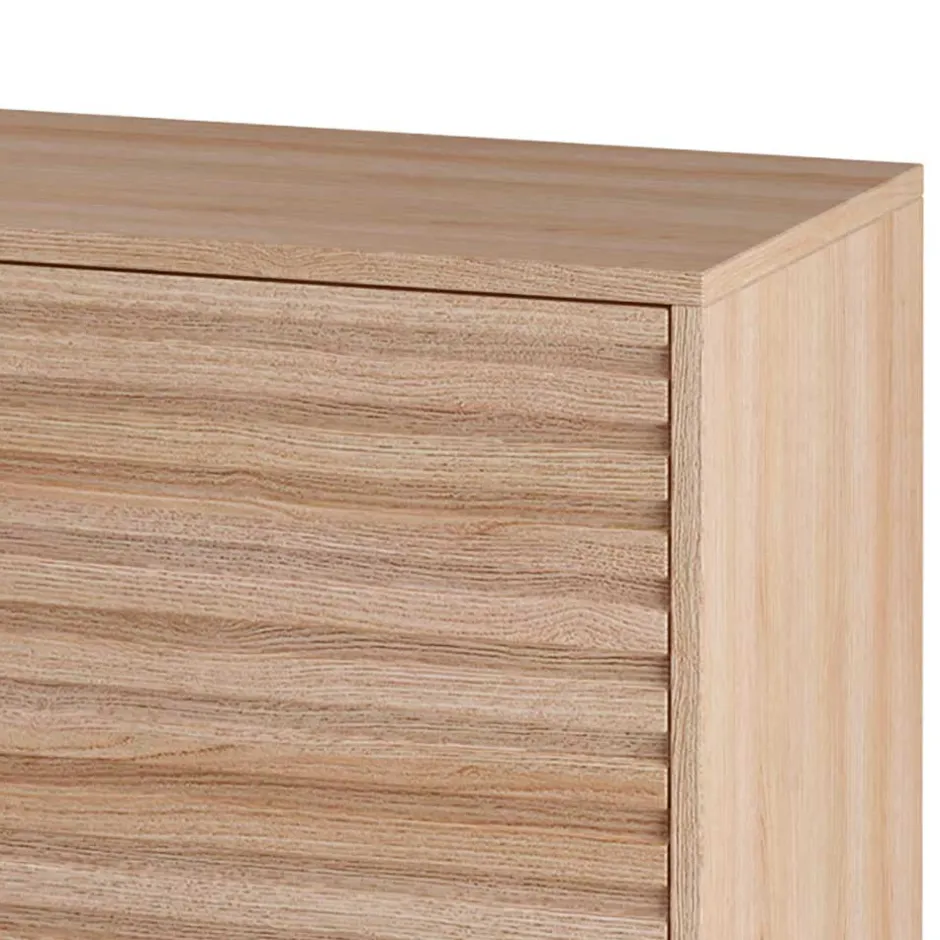 TV Lowboard in Eiche Holzdekor - Lunira^Wohnen Sale