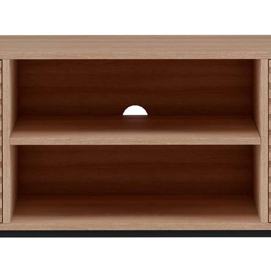 TV Lowboard in Eiche Holzdekor - Lunira^Wohnen Sale