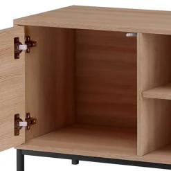 TV Lowboard in Eiche Holzdekor - Lunira^Wohnen Sale