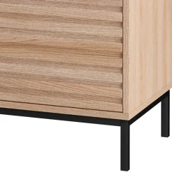 TV Lowboard in Eiche Holzdekor - Lunira^Wohnen Sale