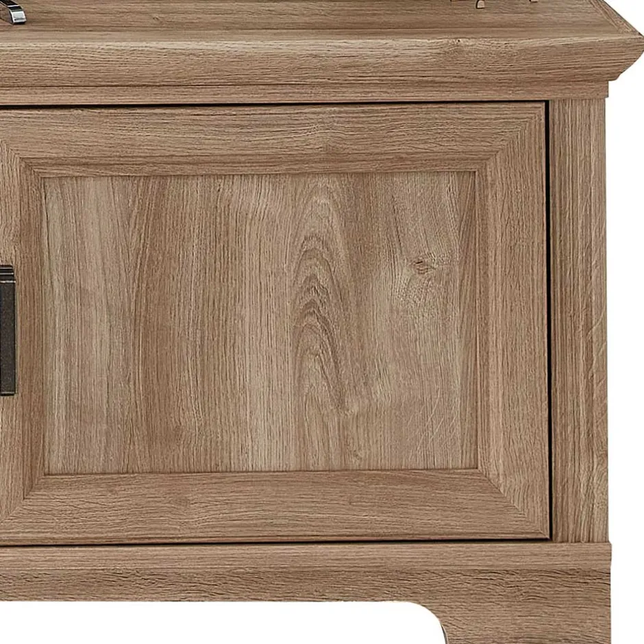 Wohnen TV Lowboard in Eiche Holzoptik - Barack