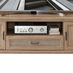 Wohnen TV Lowboard in Eiche Holzoptik - Barack