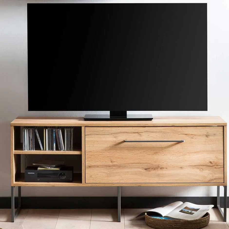 Wohnen TV Lowboard in Eiche Touchwood - Swurta