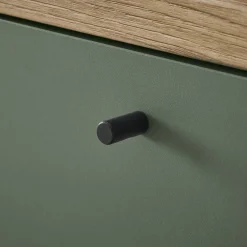 TV Lowboard in Graugrün und Wildeiche - Oliva^Wohnen Discount