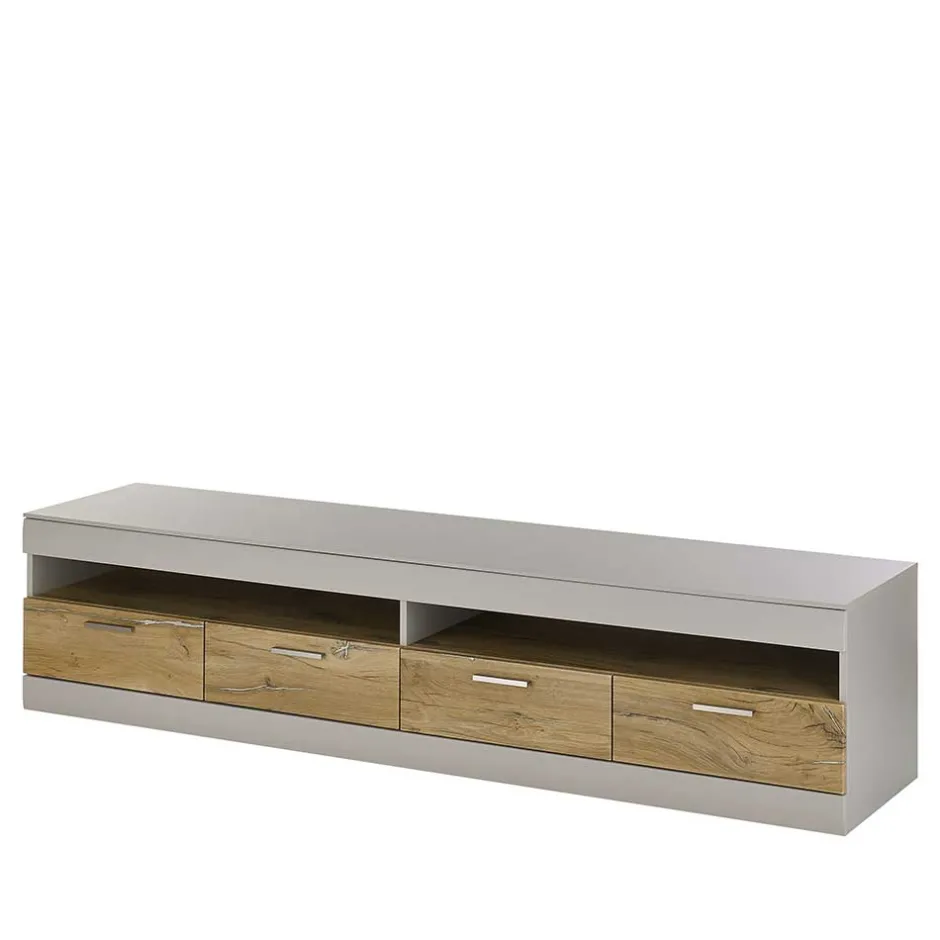 TV Lowboard in Hellgrau & Zinneiche NB - Lioscas^Wohnen Best