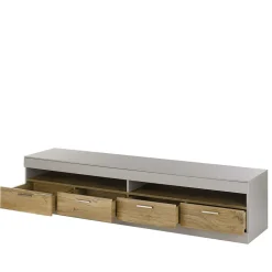 TV Lowboard in Hellgrau & Zinneiche NB - Lioscas^Wohnen Best