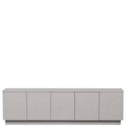 TV Lowboard in Hellgrau lackiert - Lucaz^Wohnen